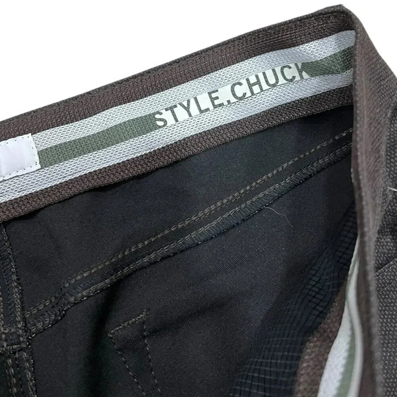 Brax Brown Hi Flex Jersey Style Chuck Chino Pants 33/34 - Picture 4 of 6